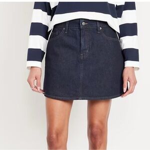 Old Navy High Rise Denim Mini Skirt